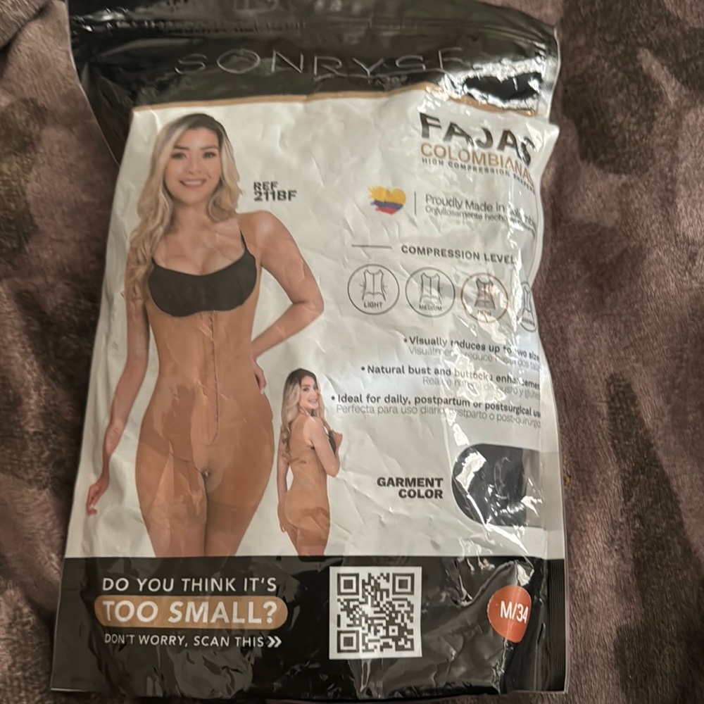 Fajas Colombianas Compression Garment - M34 - Natural Tan